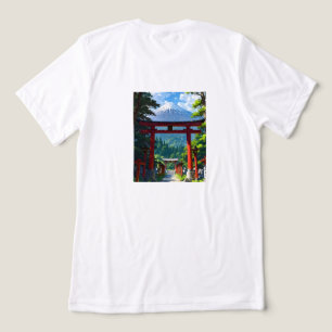 En Tri-matière un t-shirt classique simple avec un dessin animé