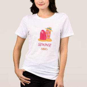 EN TRI-MATIÈRE VIBES D'ÉTÉ - FUNNY T-SHIRT DESIGN 2025