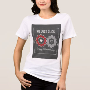 En Tri-matière "We Just Click" Premium Tri-Blend T-Shirt