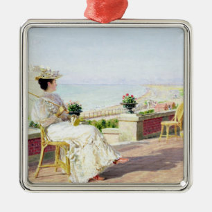 En Vacance Metal Ornament