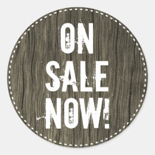 "EN VENTE MAINTENANT !" sticker rond