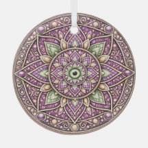 Ornement Mandala Vibrant – Géométrique Coloré