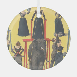 En Verre TOP Bodybuilding Girl Glass Ornement