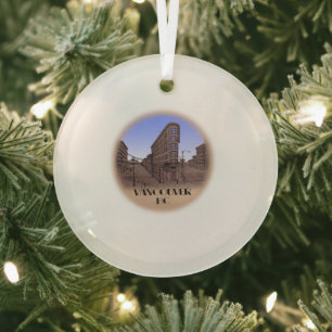 En Verre Vancouver Canada Souvenir Ornement Cadeau