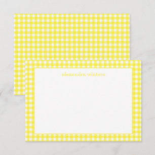 en vichy Cartes de notes personnalisées