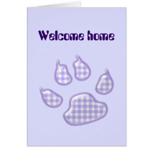 en vichy patte de chien - violet