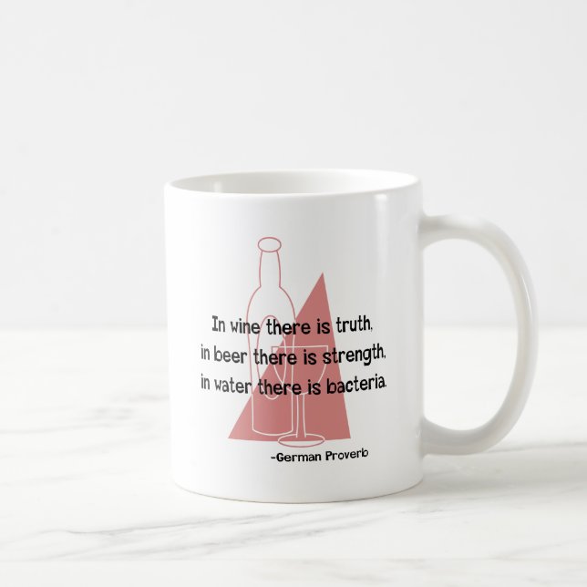 En Vino Veritas -retro Coffee Mug (Right)