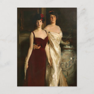Ena and Betty Daughters by John Singer Sargent Postcard