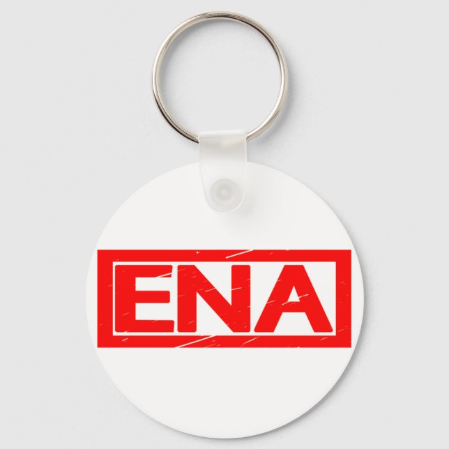 Ena Stamp Keychain (Front)