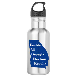 Enable All Georgia Election Results 532 Ml Water Bottle