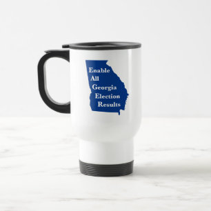 Enable All Georgia Election Results Travel Mug