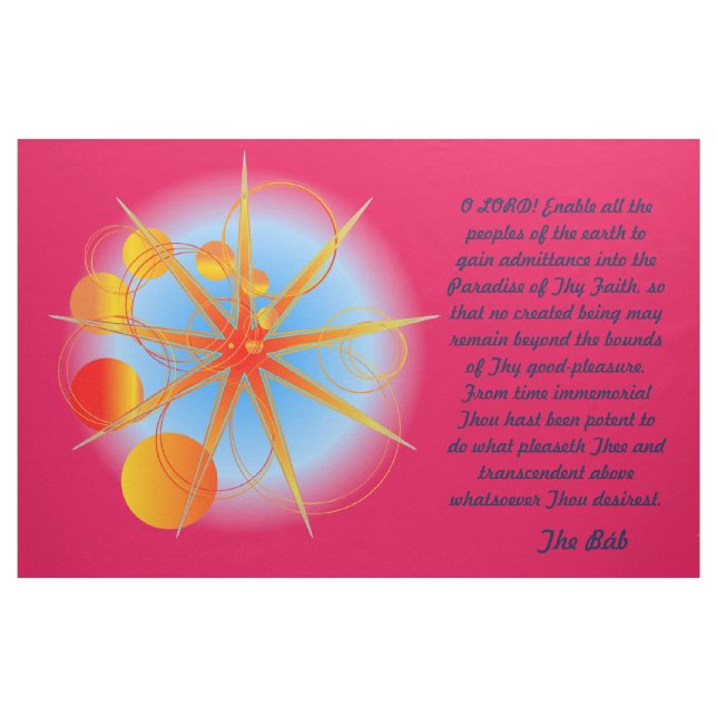 Enable All the Peoples of the Earth Fabric (Fat Quarter)