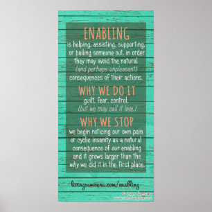 Enabling Definition, Why Do It, Why Stop Poster