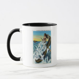 Enactment of the Legend of the White Canoe Mug
