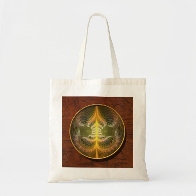 Enameled Brass Tray Tote Bag (Front)