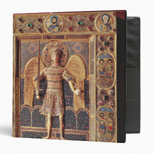Enamelled plaque depicting the Archangel Michael Binder