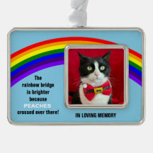 Ornement de Noël pour chat de compagnie mémorial P