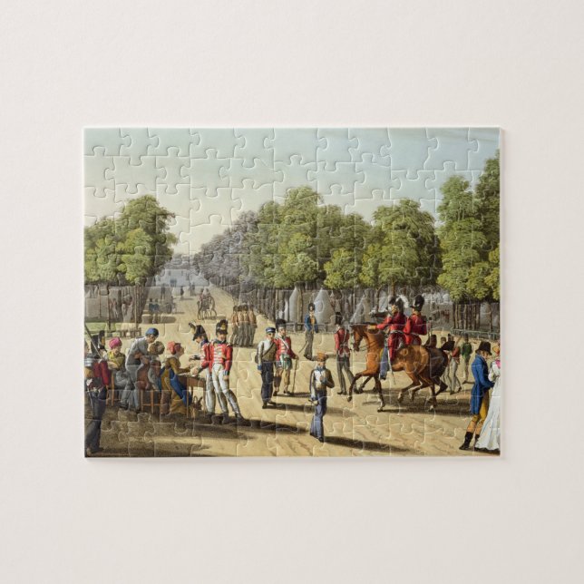 Encampment of the British Army in the Bois de Boul Jigsaw Puzzle (Horizontal)
