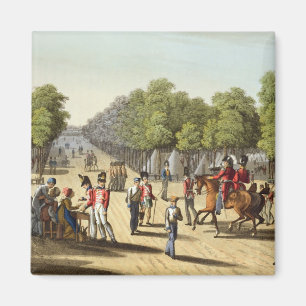 Encampment of the British Army in the Bois de Boul Magnet