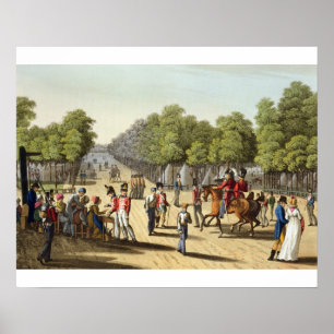 Encampment of the British Army in the Bois de Boul Poster