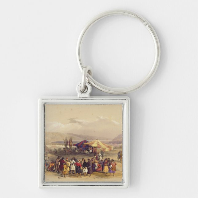 Encampment of the Pilgrims at Jericho' Volume II Keychain (Front)