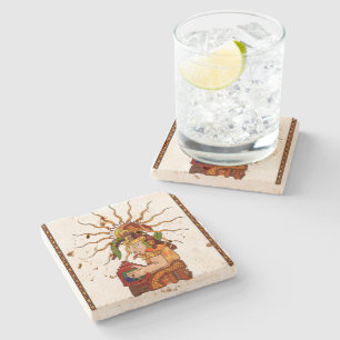 Encantador De Serpientes AZTEC Stone Coaster