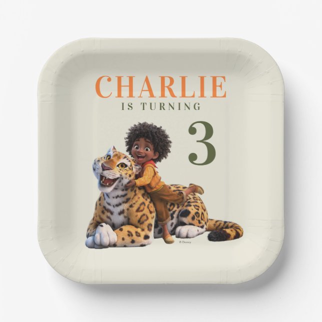 Encanto | Antonio Birthday Paper Plate (Front)