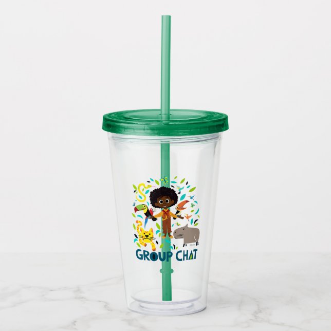 Encanto | Antonio - Group Chat Acrylic Tumbler (Front)
