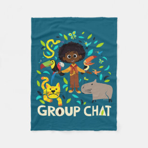 Encanto   Antonio - Group Chat Fleece Blanket