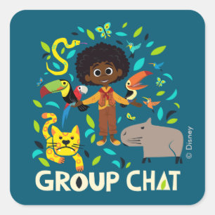 Encanto   Antonio - Group Chat Square Sticker
