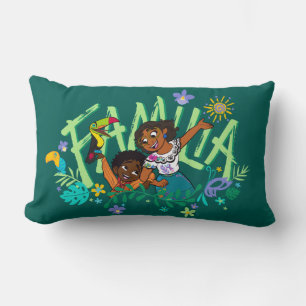 Encanto   Antonio & Mirabel - Familia Lumbar Pillow