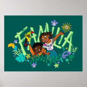 Encanto   Antonio & Mirabel - Familia Poster