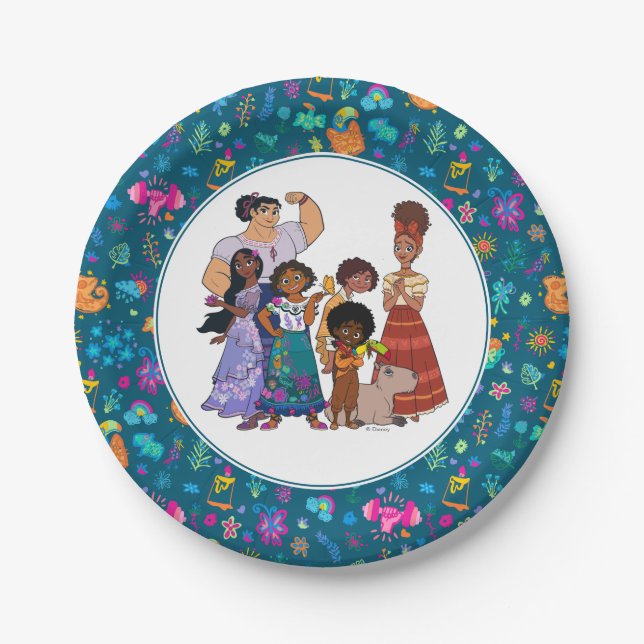 Encanto Birthday Paper Plate (Front)