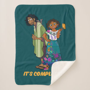 Encanto Bruno & Mirabel - It's Complicated Sherpa Blanket