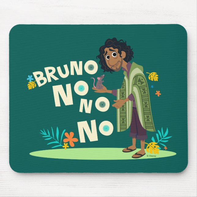 Encanto | Bruno No No No Mouse Pad (Front)
