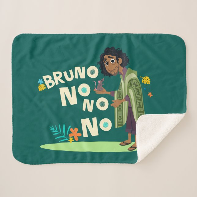 Encanto | Bruno No No No Sherpa Blanket (Front (Horizontal))