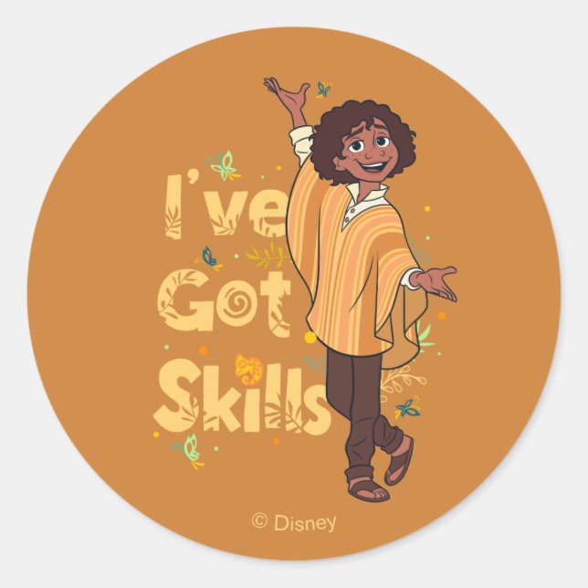 Encanto | Camilo - I've Got Skills Classic Round Sticker (Front)