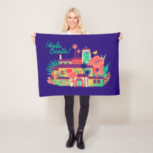 Encanto Casa de Los Madrigal - Hola Casita Fleece Blanket