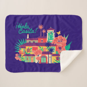 Encanto Casa de Los Madrigal - Hola Casita Sherpa Blanket
