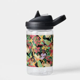 Encanto Colorful Floral Pattern Water Bottle