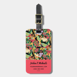 Encanto Colourful Floral Pattern Luggage Tag