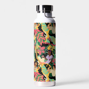 Encanto Colourful Floral Pattern Water Bottle