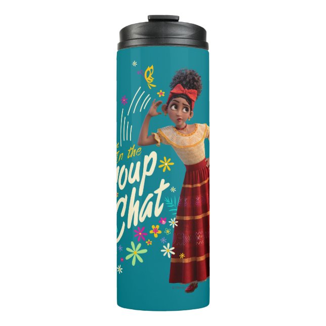 Encanto | Dolores - In The Group Chat Thermal Tumbler (Front)