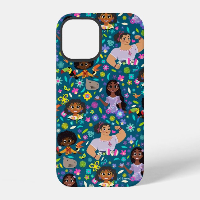 Encanto | Floral Character Pattern iPhone Case (Back)