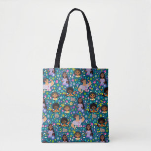 Encanto Floral Character Pattern Tote Bag