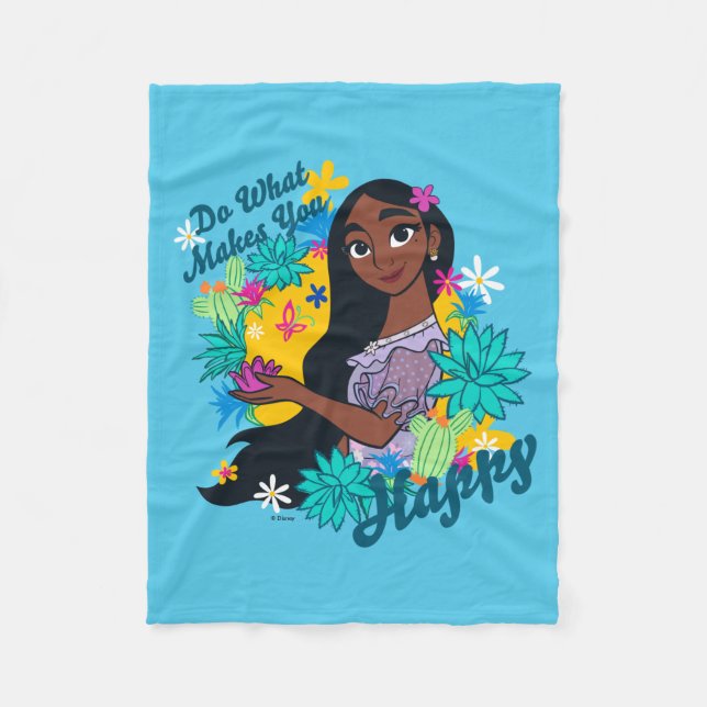 Encanto | Isabela - Do What Makes You Happy Fleece Blanket (Front)