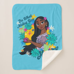 Encanto Isabela - Do What Makes You Happy Sherpa Blanket