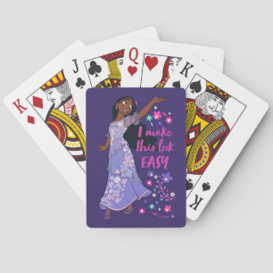 Encanto   Isabela - I Make This Look Easy Playing Cards