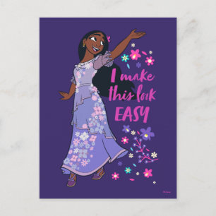 Encanto   Isabela - I Make This Look Easy Postcard