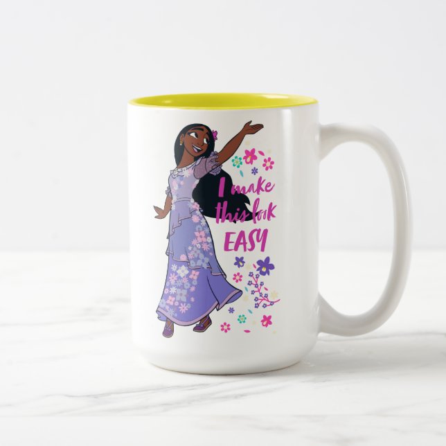 Encanto | Isabela - I Make This Look Easy Two-Tone Coffee Mug (Right)